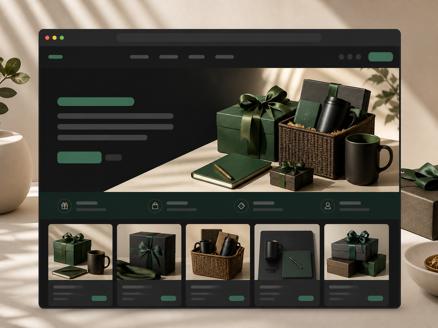 GifterKart custom gifting website showcase